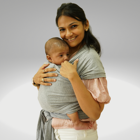 Image of Grey Full Stretch Hybrid Wrap