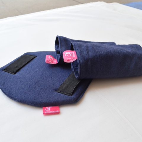 Image of Anmol Easy Khakhi + Navy Blue Lumber Support & Droolers + Grey Snuggler