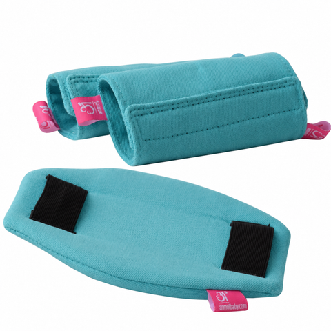 Image of Dolphin Torquoise Flexy + Blue Lumber Support & Droolers + Dolphin Blanket + Multicolor Whale
