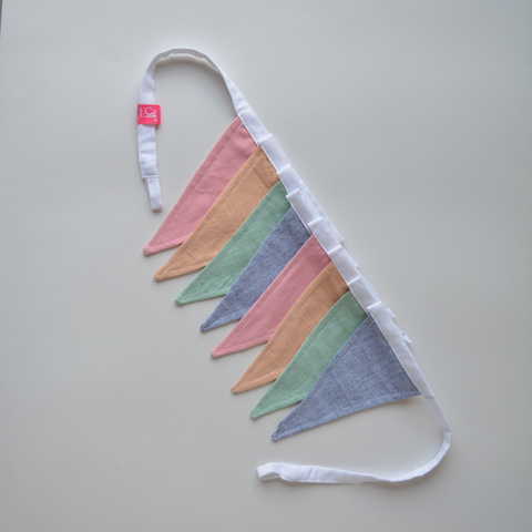Image of Anmol Easy Black + Navy Blue Lumber Support & Droolers + Flag Bunting