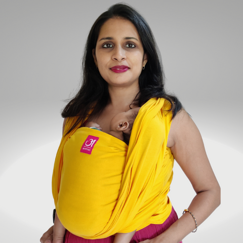 Image of Yellow Full Stretch Hybrid Wrap