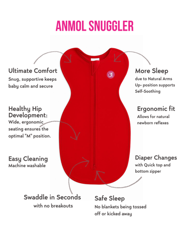 Image of Red Snuggle UP - S