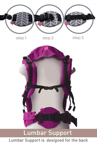 Image of Droolers and Lumbar Support (Purple)