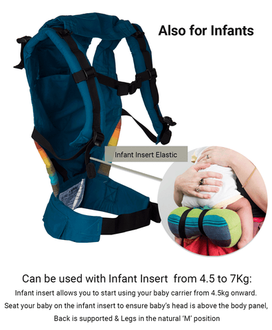 Image of Anmol Basic Orange - Toddler SSC - Anmol Baby Carriers