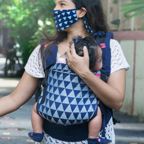 Image of Shamsher Navy Blue Flexy - Anmol Baby Carriers