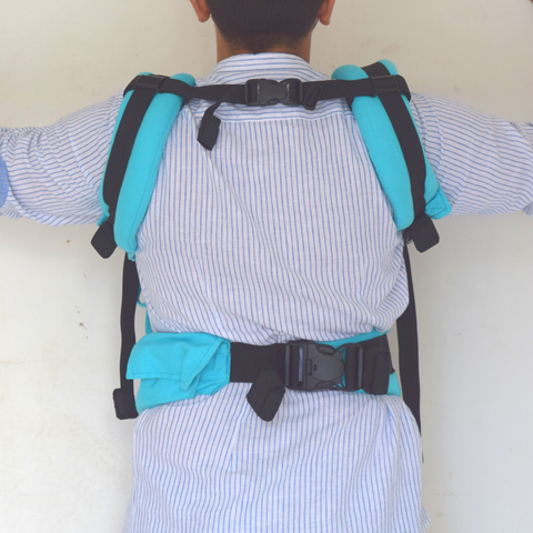 Image of Dolphin Turquoise Blue Flexy - Anmol Baby Carriers