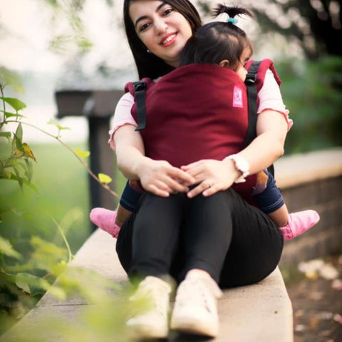 Image of Anmol Easy Burgundy - Anmol Baby Carriers