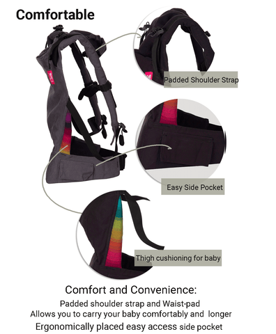 Image of Anmol Easy Grey - Anmol Baby Carriers