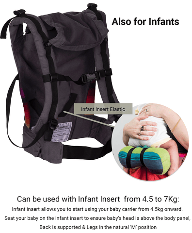 Image of Anmol Easy Grey - Anmol Baby Carriers