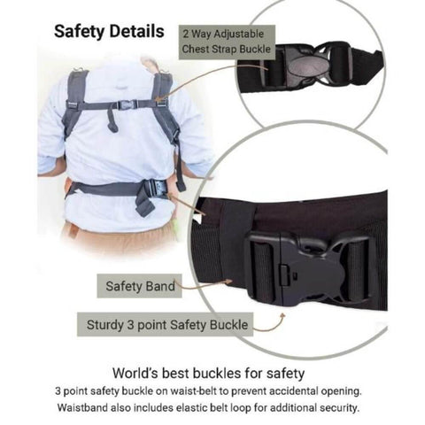 Image of Anmol Easy Grey - Anmol Baby Carriers