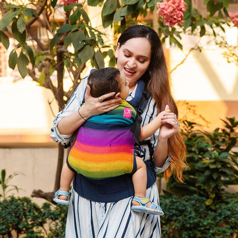 Image of Hetal Flexy+Lumbar Support+Droolers - Anmol Baby Carriers