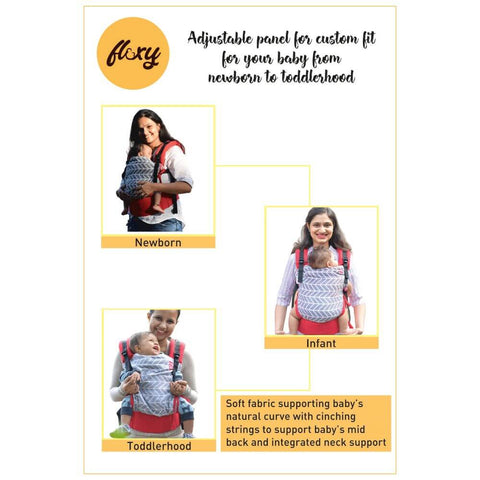 Image of Shiv Red Flexy - Anmol Baby Carriers