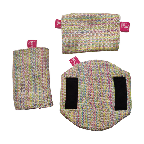 Image of Aquarelle Hearts Flexy+Lumbar Support+Droolers
