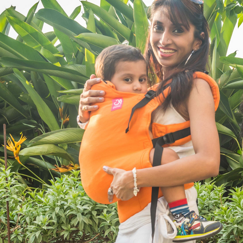 Image of Anmol Basic Orange - Toddler SSC - Anmol Baby Carriers