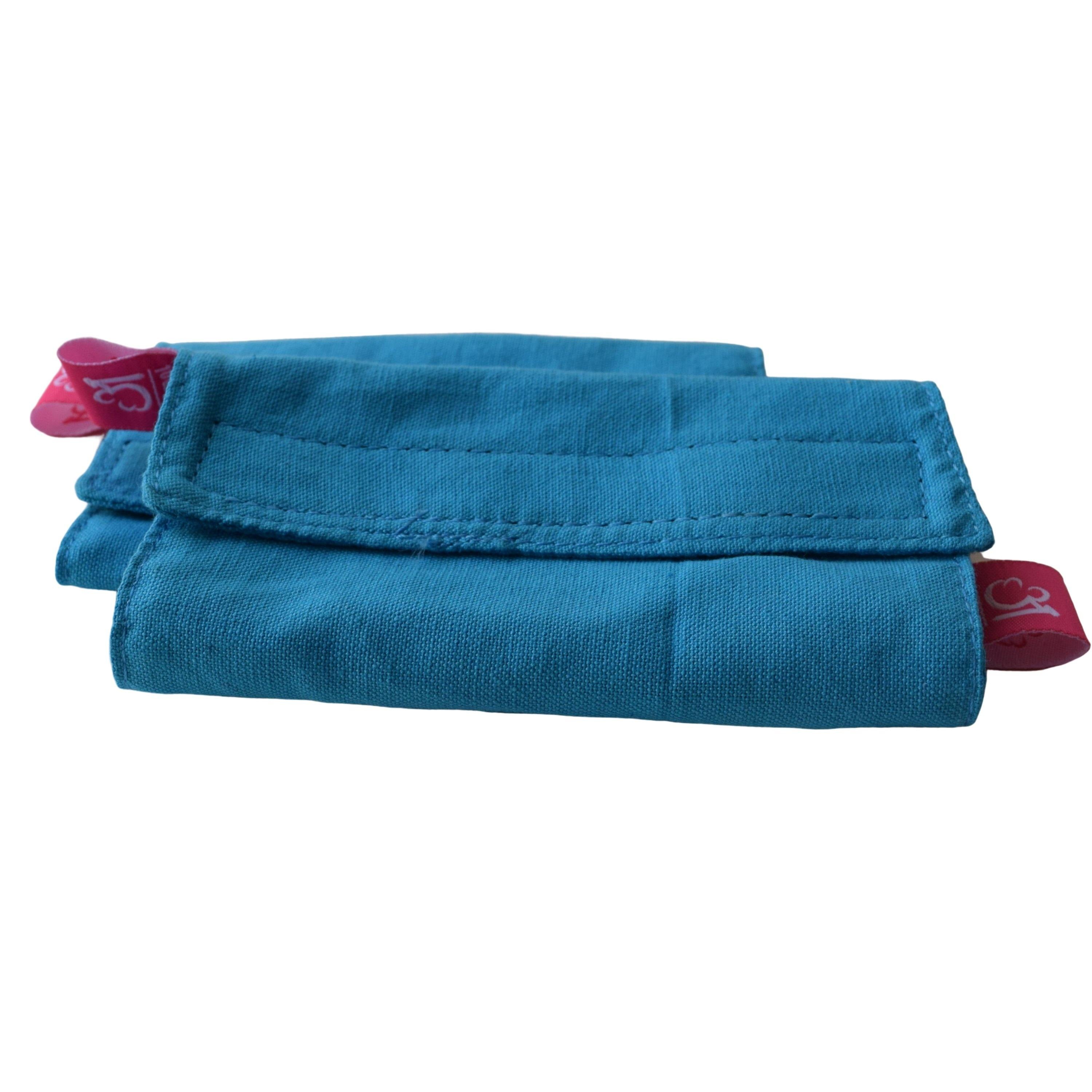 Sanskriti Turquoise Blue Flexy+Lumbar Support+Droolers - Anmol Baby Carriers