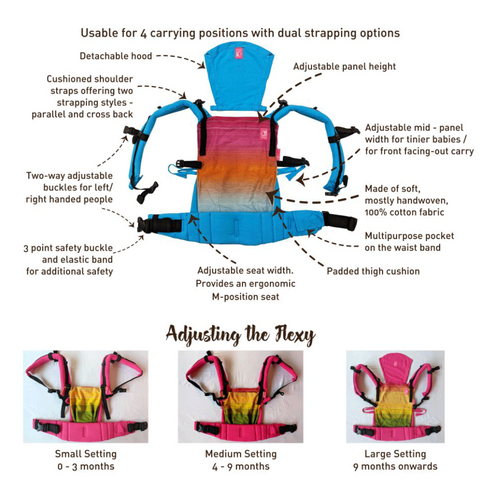 Image of Shiv Red Flexy - Anmol Baby Carriers