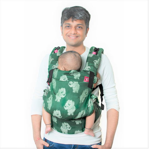 Image of Hasti Green Flexy - Anmol Baby Carriers