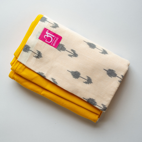 Image of Ikat Tulip Yellow Hybrid Wrap