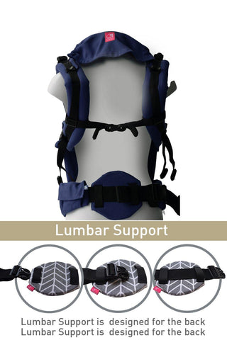 Image of Navy Blue Lumbar Support - Anmol Baby Carriers