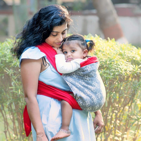 Image of Cycle Red Meh Dai Semi - Anmol Baby Carriers