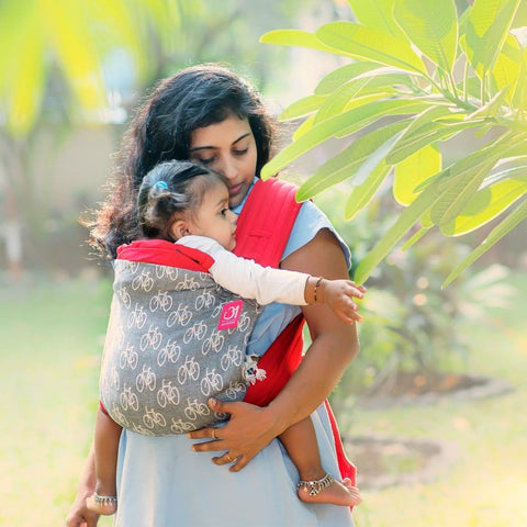 Image of Cycle Red Meh Dai Semi - Anmol Baby Carriers