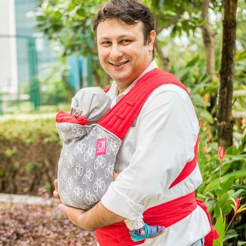Image of Cycle Red Meh Dai Semi - Anmol Baby Carriers