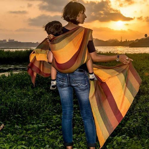 Image of Radha Handwoven Baby Wrap - Anmol Baby Carriers