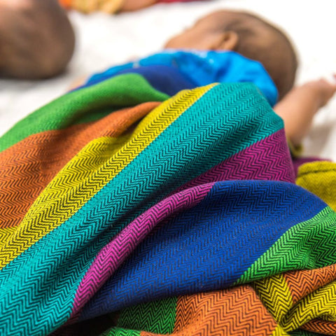 Image of Saharsh Black Weft Blanket - Anmol Baby Carriers