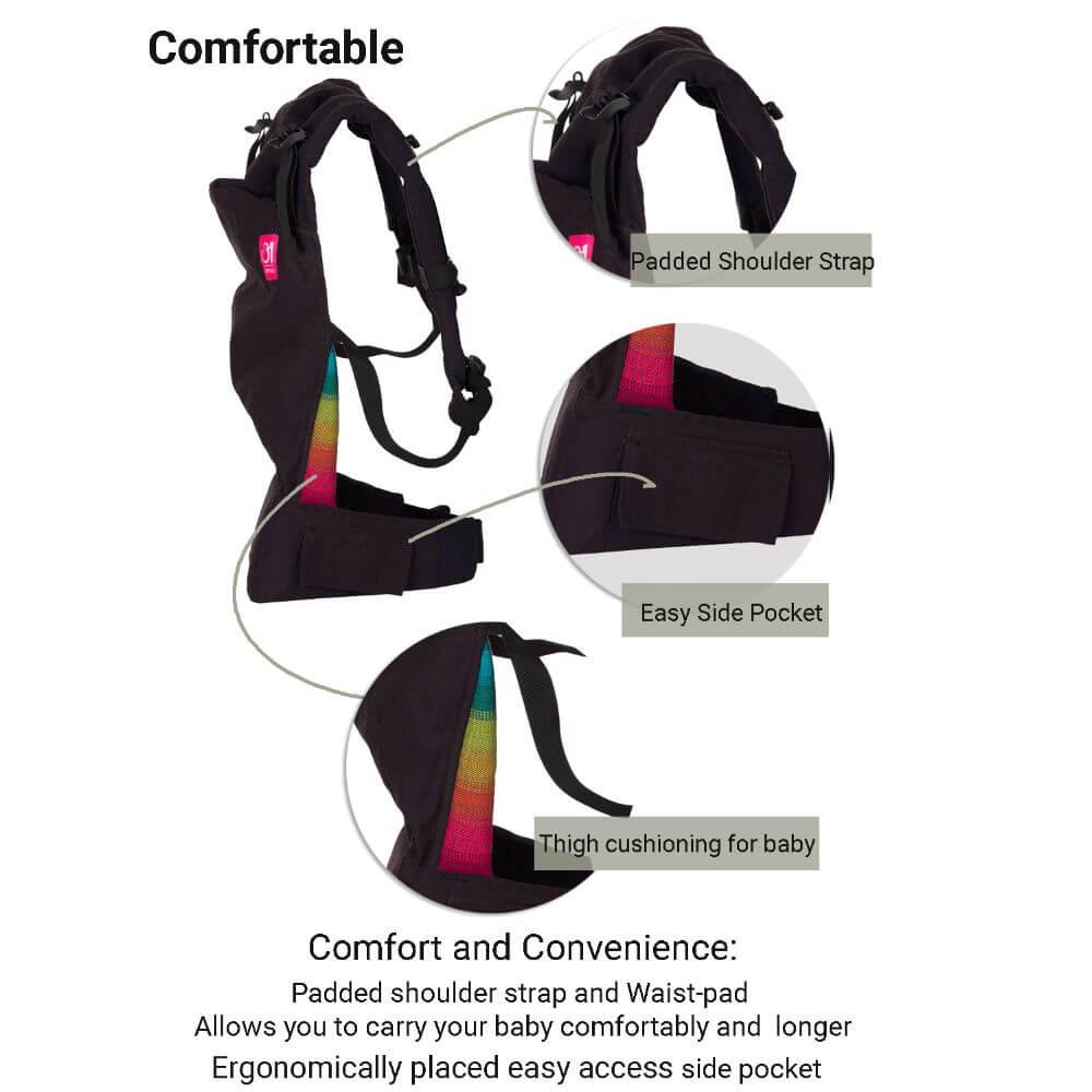 Anmol Easy Black - Anmol Baby Carriers