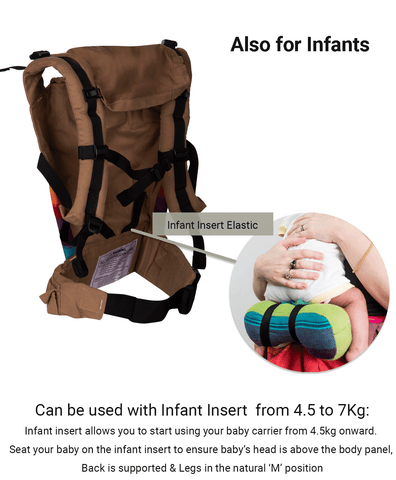 Image of Anmol Easy Khaki - Anmol Baby Carriers