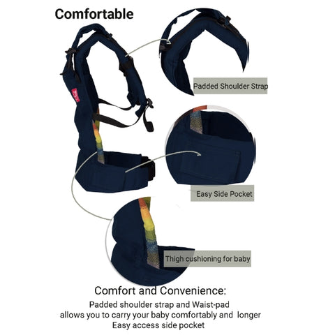 Image of Anmol Easy Navy Blue - Anmol Baby Carriers