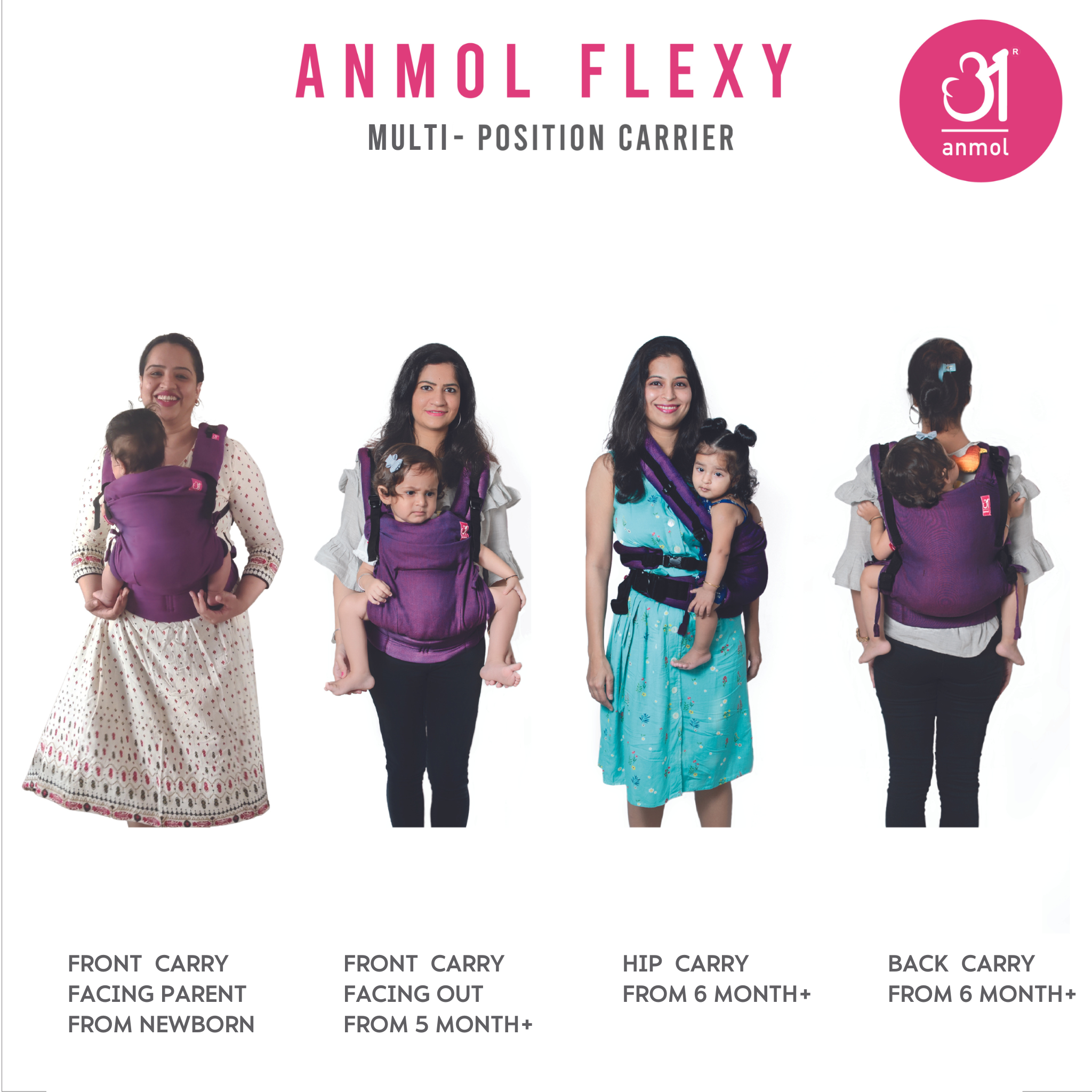 Grey Flexy+Lumbar Support+Droolers