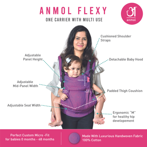 Image of Aquarelle Hearts Flexy+Lumbar Support+Droolers