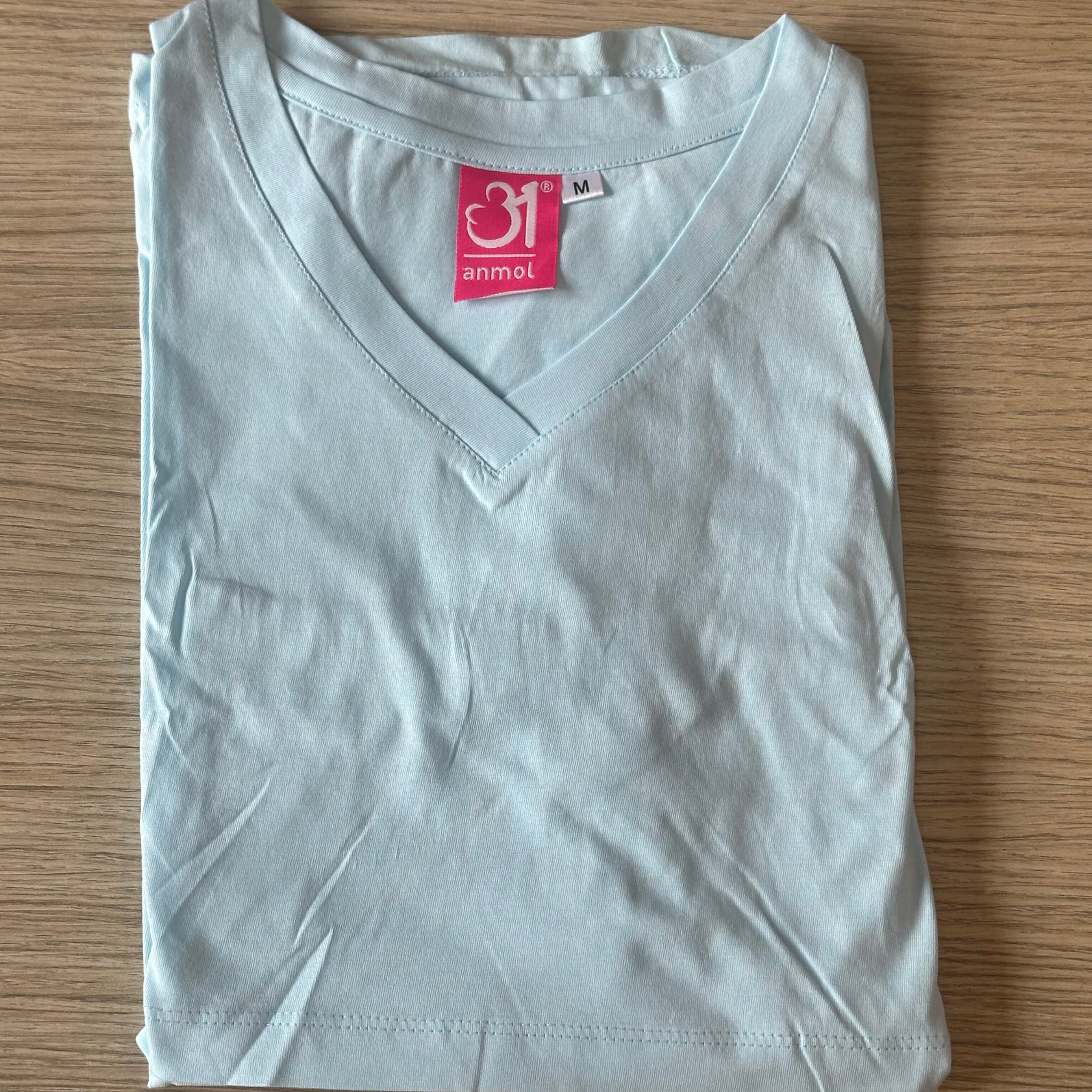 Breastfeeding T-shirt With Short sleeves and V neck