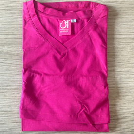 Anmol Pink Breastfeeding T-shirt With Short sleeves and V neck