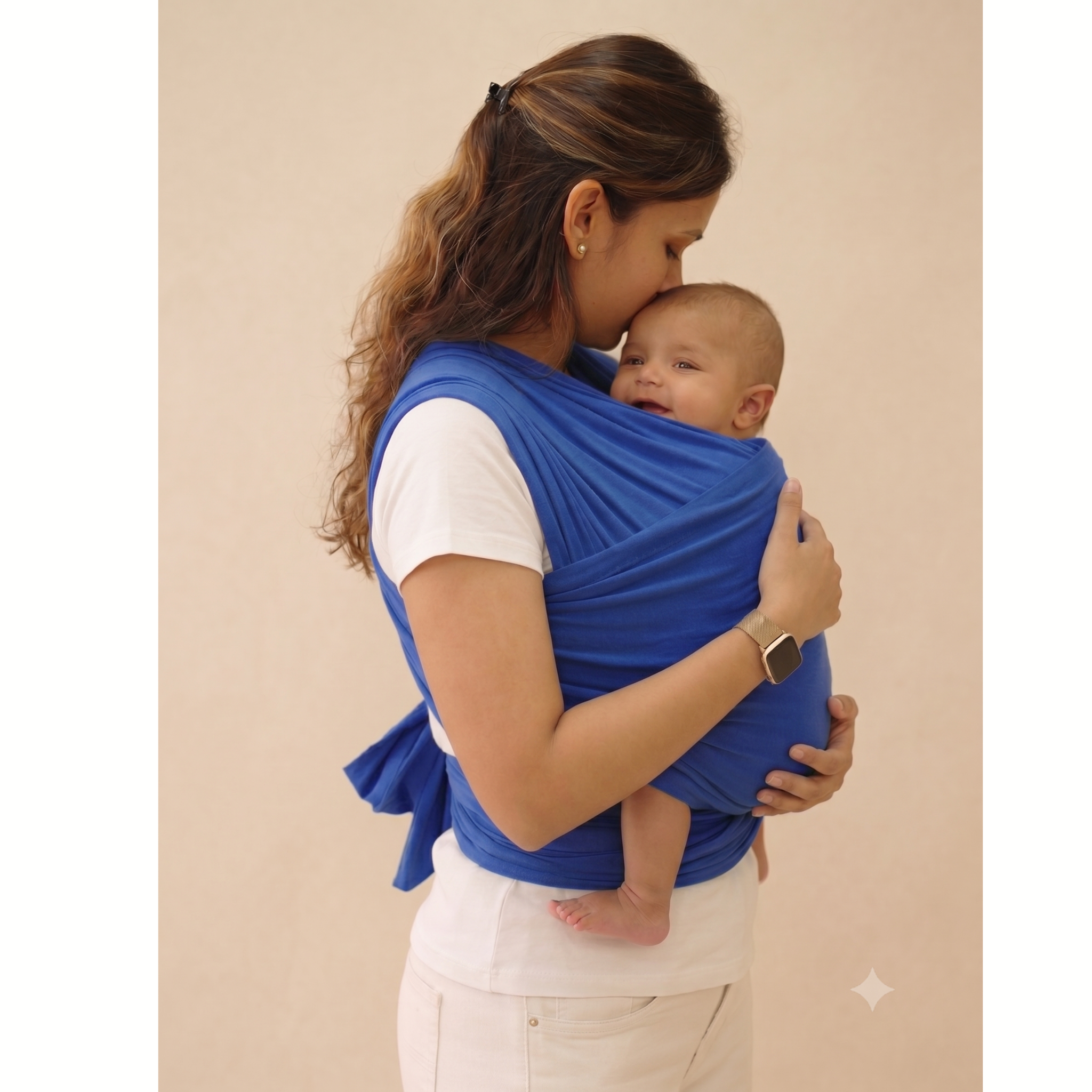 Royal Blue Full Stretch Hybrid Wrap(Tiny Baby Hybrid Wrap)