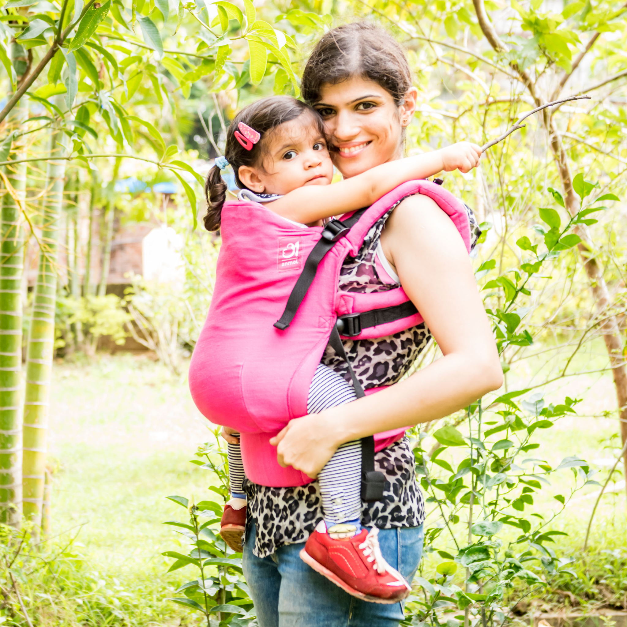 Anmol Basic Pink Handwoven SSC + Pink Lumber Support & Droolers + Light Pink Snuggler + Multicolor Whale