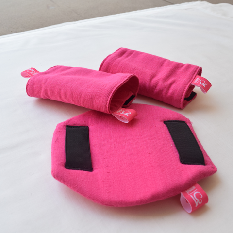 Image of Anmol Basic Pink Handwoven SSC + Pink Lumber Support & Droolers + Light Pink Snuggler + Multicolor Whale