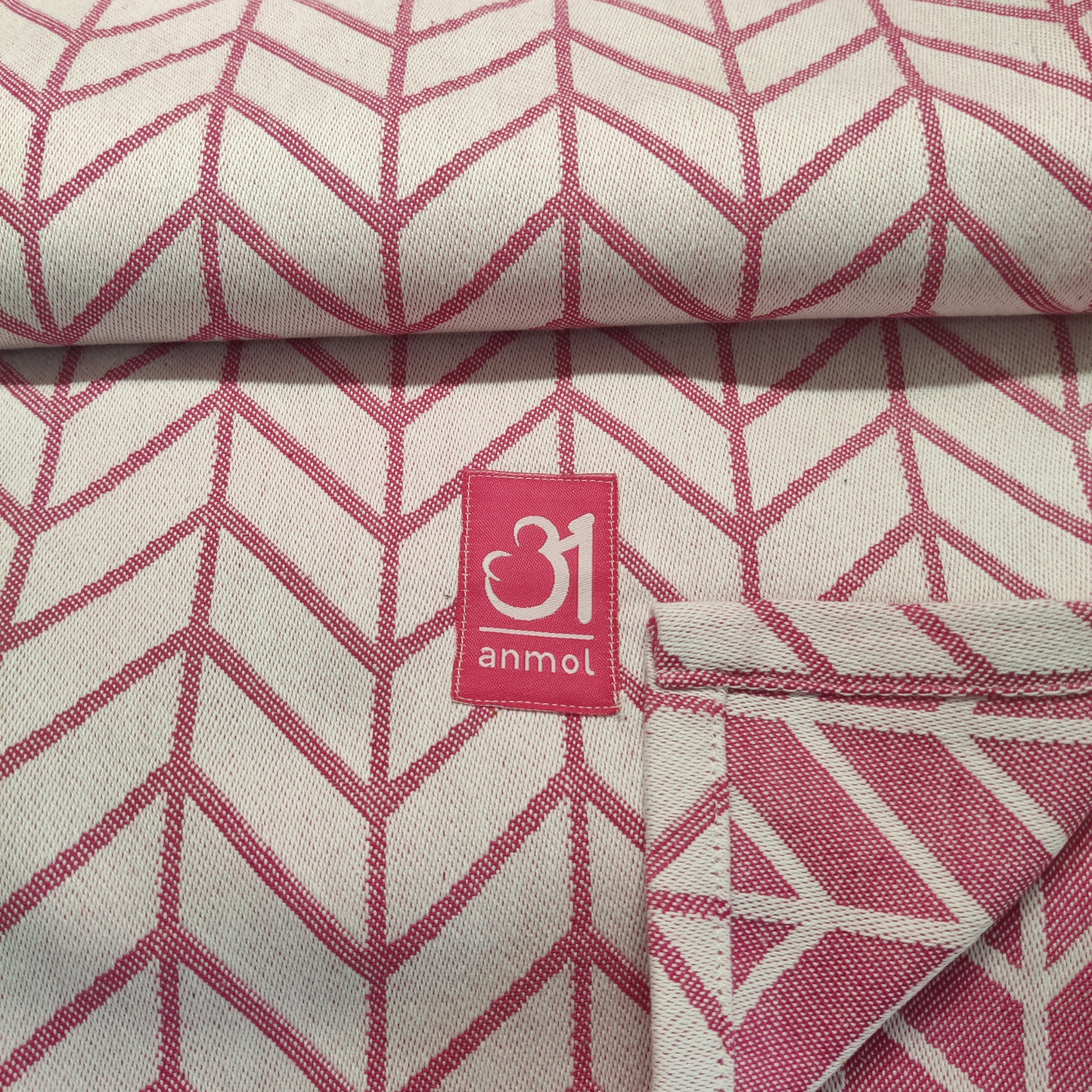Anmol Basic Pink Handwoven SSC + Pink Lumber Support & Droolers + Shiv Blanket+ Multicolor Whale