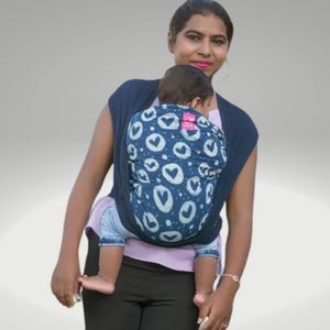 Indigo Hearts Circle Hybrid Wrap
