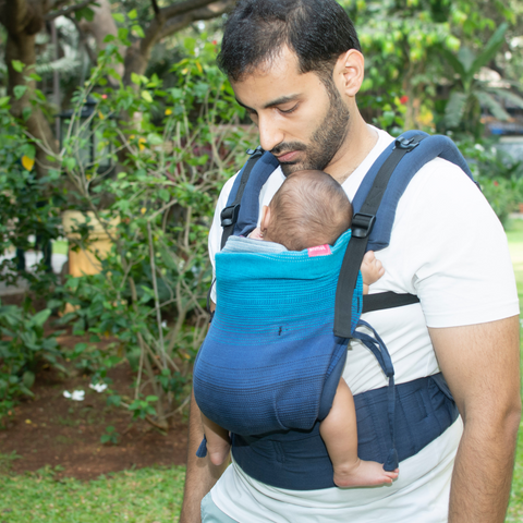 Image of Videh Navy Blue Flexy+Lumbar Support+Droolers