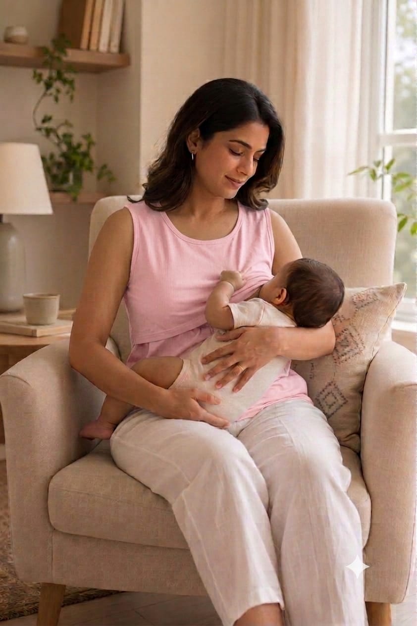 Rose Pink (Round Neck) - XXL