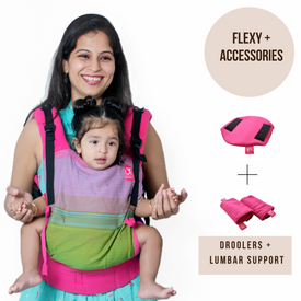 Antara Pink Flexy+Lumbar Support+Droolers