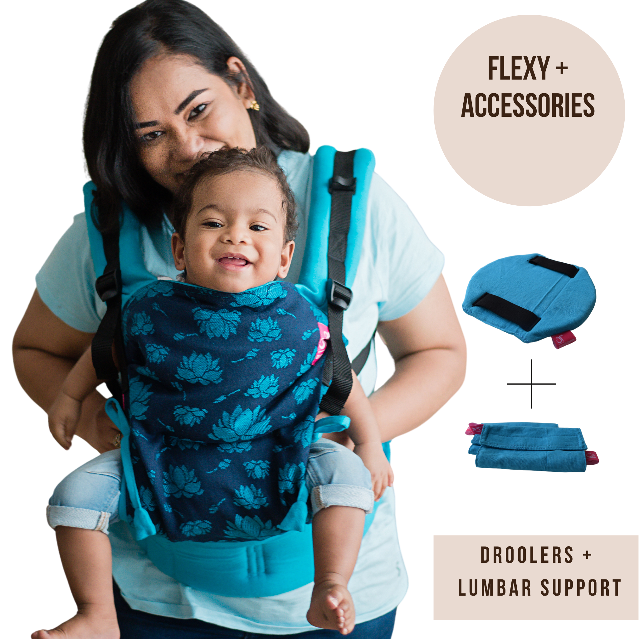 Lotus Aura Flexy + Lumbar support + Droolers