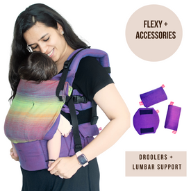 Tejveer Purple Flexy+Lumbar Support+Droolers