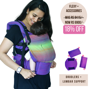Tejveer Purple Flexy+Lumbar Support+Droolers