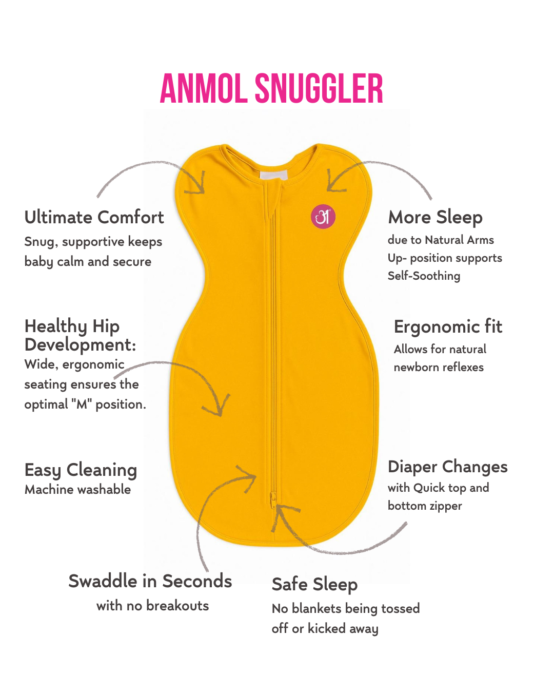 Yellow Snuggle UP - S