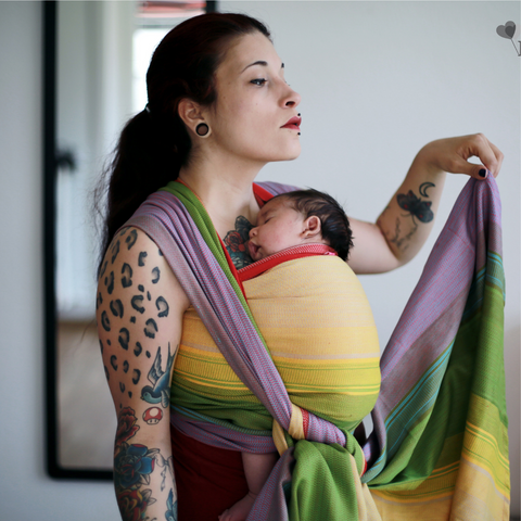 Image of Antara Handwoven Baby Wrap - Anmol Baby Carriers