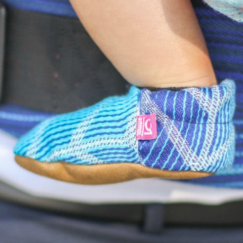 Image of Sanskriti Blue Shoes - Anmol Baby Carriers