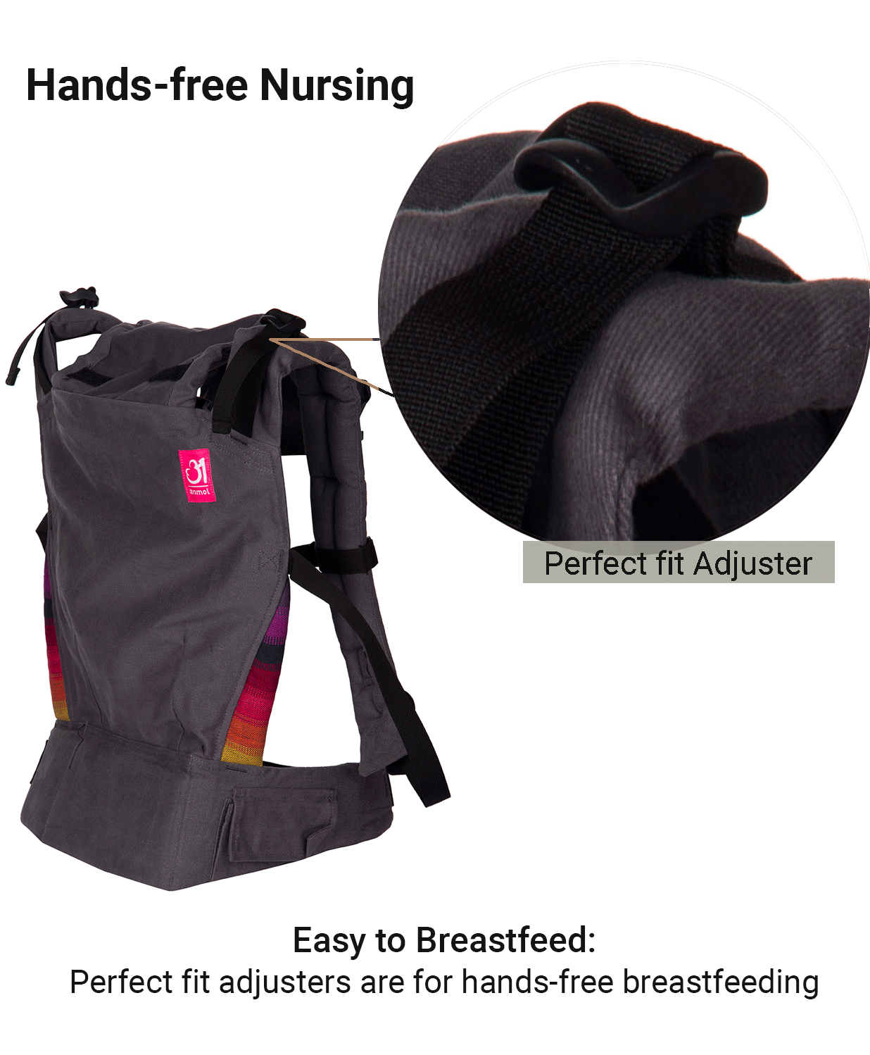 Anmol Easy Grey - Anmol Baby Carriers